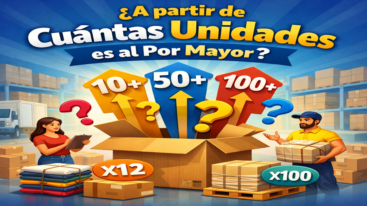 A partir de Cuántas Unidades es al Por Mayor