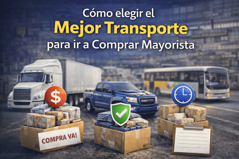Cómo elegir el Mejor Transporte para ir a Comprar Mayorista