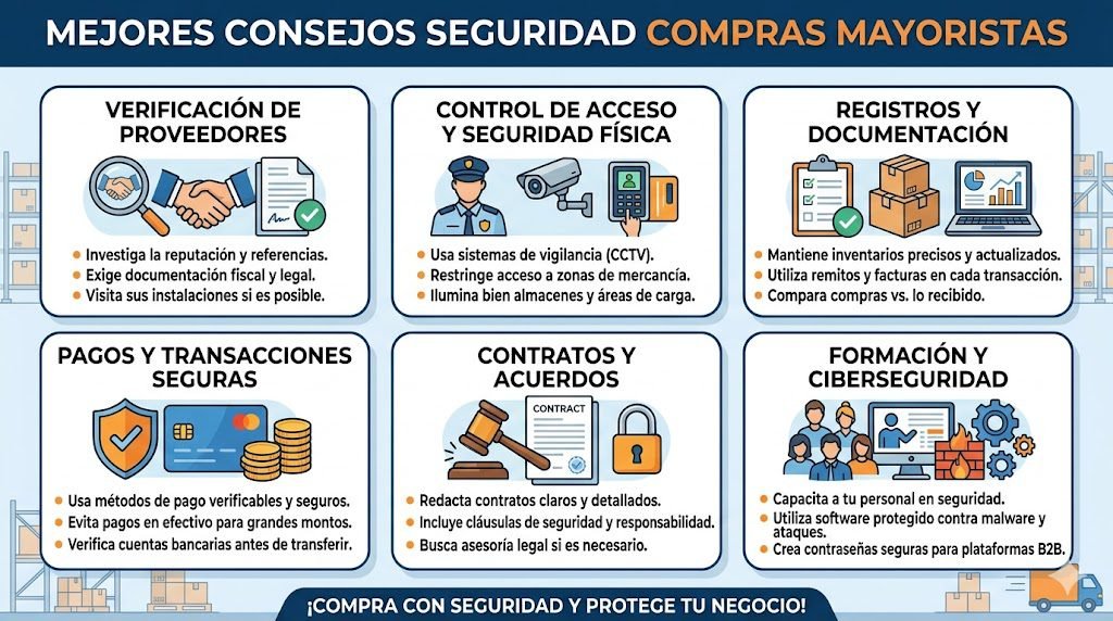 Mejores Consejos Seguridad Compras Mayoristas