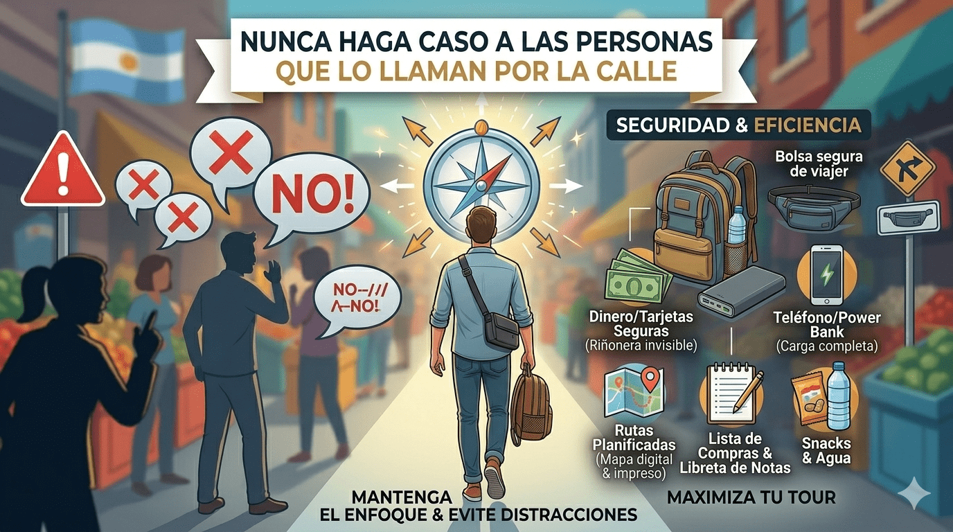 Nunca haga caso a las personas que lo llaman por la calle