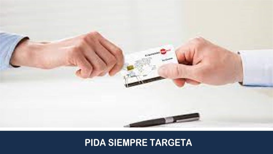 Pida Siempre Tarjeta del Negocio