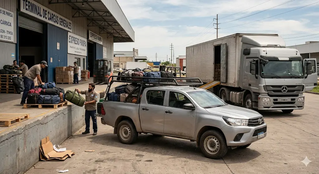 🛻​ Camioneta para llevar Bolsos al Transporte