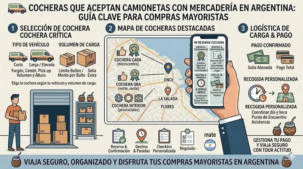 🚐 Cocheras que aceptan camionetas con mercadería en Argentina: guía clave para compras mayoristas
