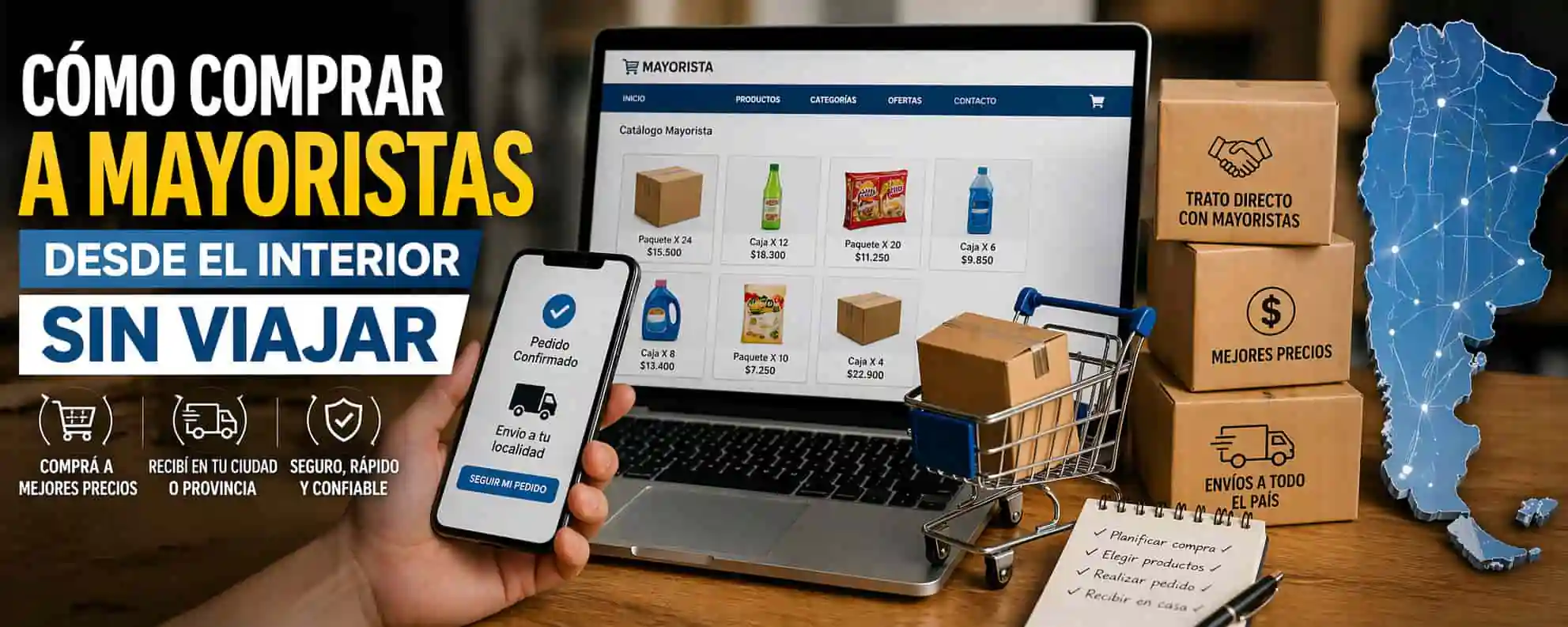 Cómo Comprar a Mayoristas desde el Interior Sin Viajar en Argentina