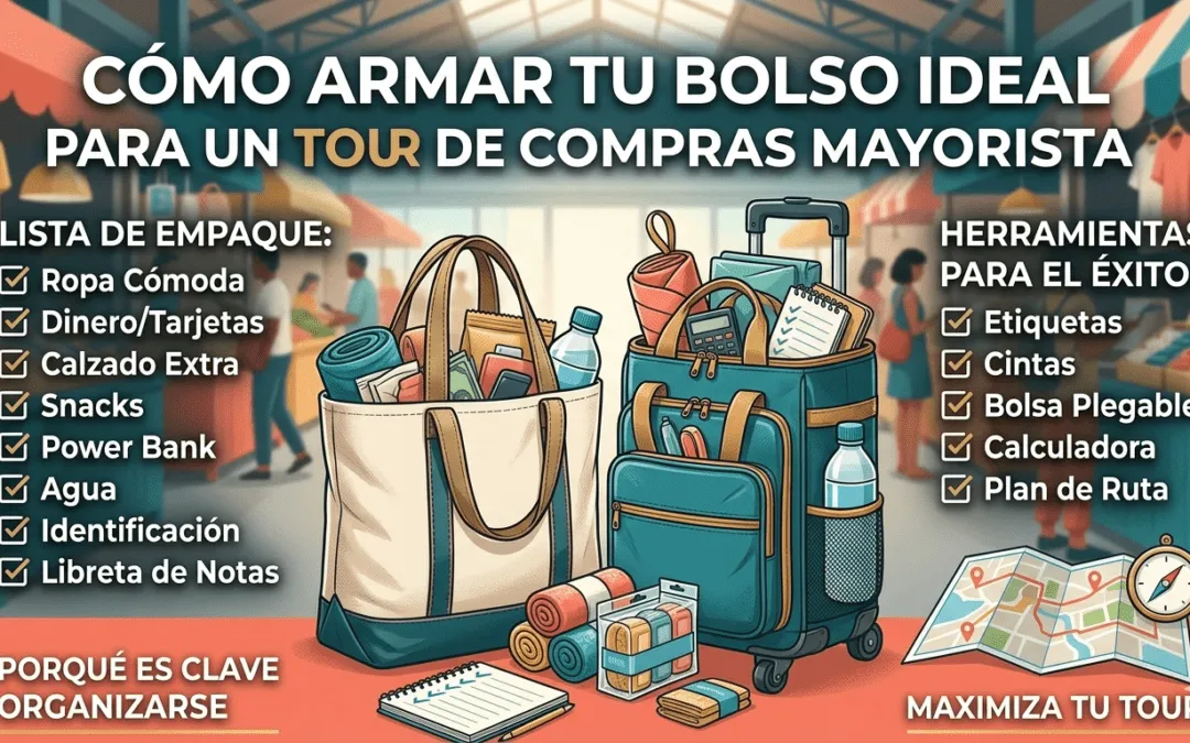 Cómo armar tu Bolso Ideal para un Tour de Compras Mayorista
