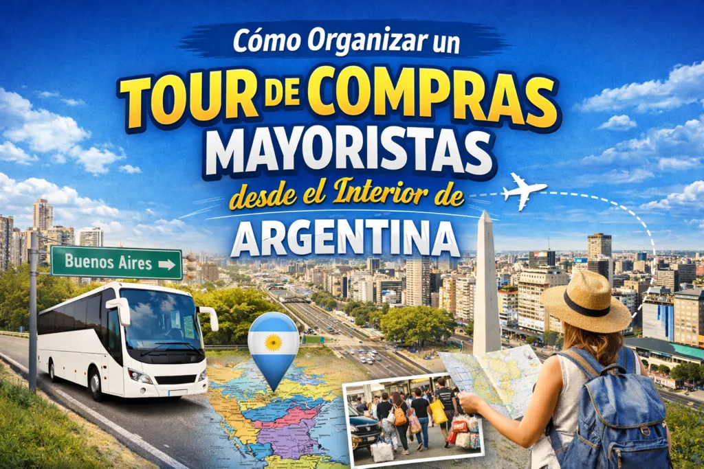 Cómo organizar un tour de compras mayoristas desde el interior de Argentina