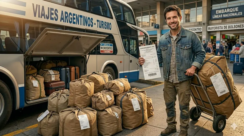 Comprobante del Bolso en el Viaje Mayorista
