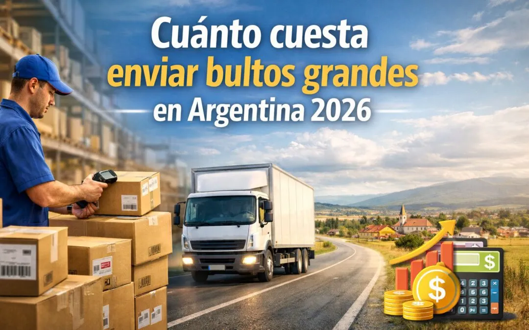 Cuánto cuesta enviar bultos grandes en Argentina en 2026