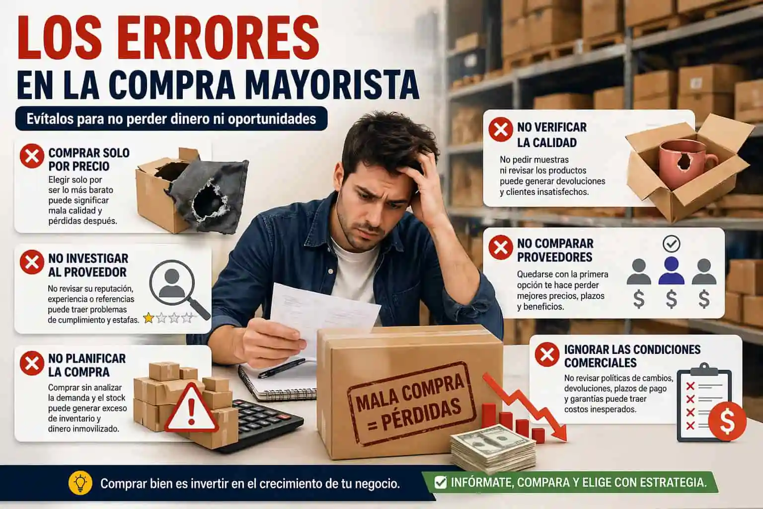 Errores en la Compra Mayorista