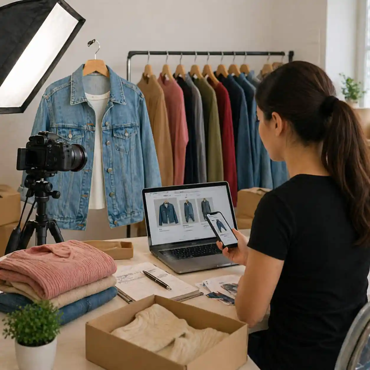 Estrategias para ganar más dinero revendiendo ropa en Internet