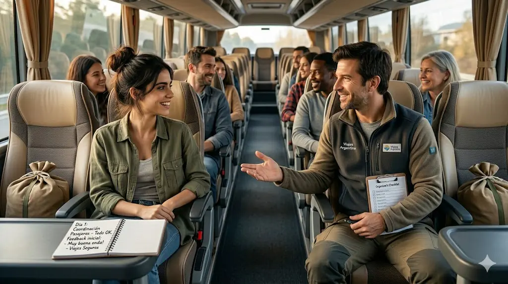 La Relación entre Organizadores y Pasajeros en un Tour de Compras