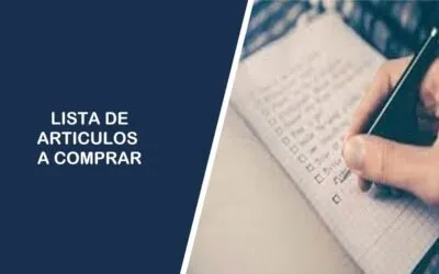 Lista de los Artículos más Importantes a Comprar