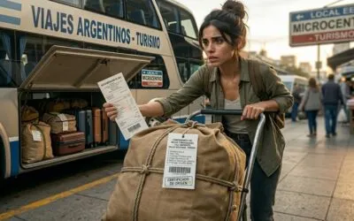 No Olvidar Bultos al Bajar del Colectivo
