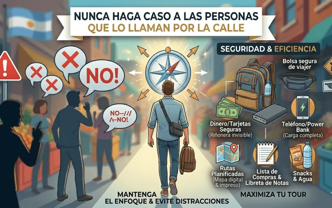 Nunca haga caso a las personas que lo llaman por la calle