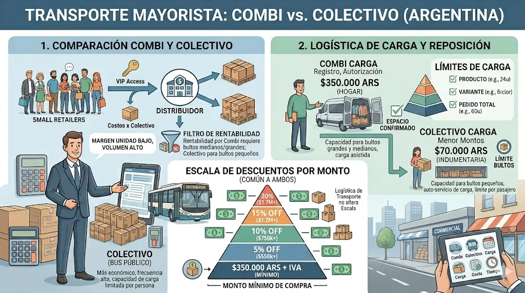 🚌​ Viaja en Combi o Colectivo