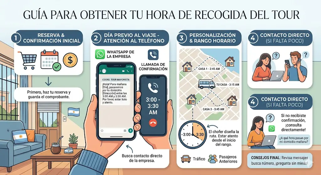 🚌​ Que día y Hora Pasan a Buscarnos