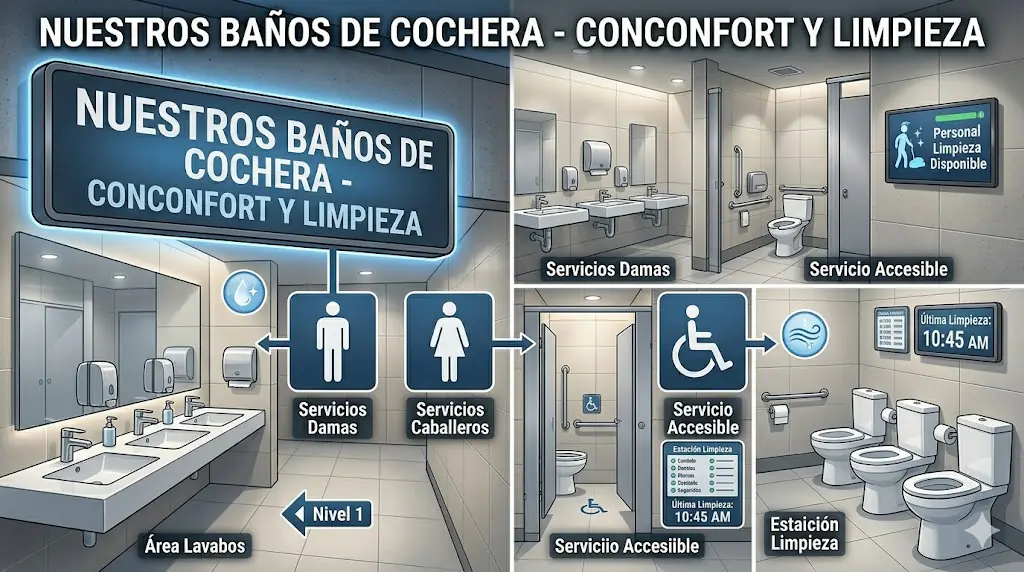 🚗 Su Cochera tiene Baño